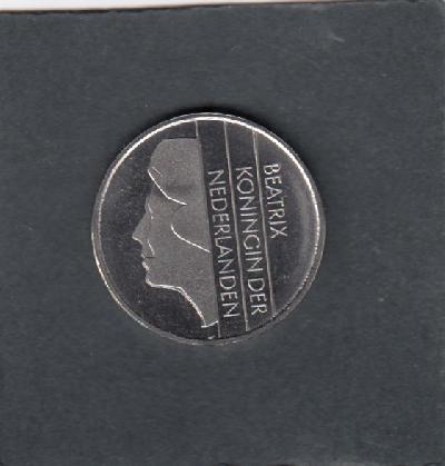 Beschrijving: 1 Gulden BEATRIX